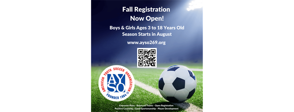 Fall Registration Open 